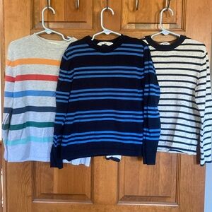 H&M Fine Knit striped sweaters. Lightweight. 6x/7.
